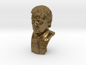 Donald Trump. Portrait bust in Natural Bronze