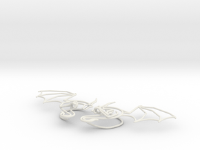 Dragon aircuffs in White Natural Versatile Plastic