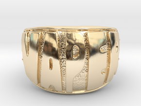 Ring Vaper size US 13 1/2  in 14K Yellow Gold