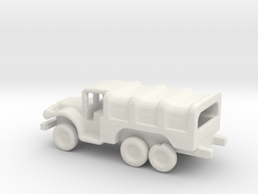 1/200 Scale Dodge WC 6x6 Covered in White Natural Versatile Plastic