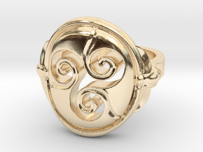 Ring Triskell size US 9 3/4 in 14K Yellow Gold