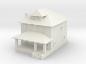 Sears Rockford House - Zscale in White Natural Versatile Plastic
