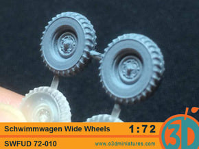 Schwimmwagen Wide Wheels 1/72 scale SWFUD-72010 in Smooth Fine Detail Plastic