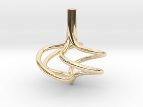 Hurricane Spinning Top in 14K Yellow Gold