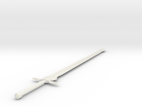 Kirito's Sword V2 (33cm) in White Natural Versatile Plastic
