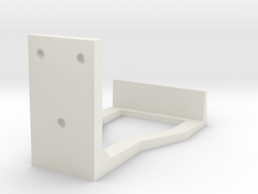 Wall Mounted Controller Holder in White Natural Versatile Plastic