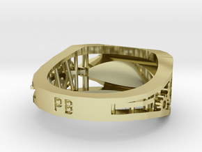 Class Ring in 18K Gold Plated