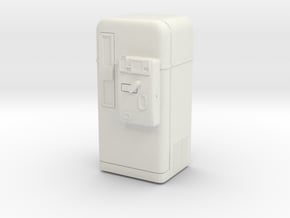 Vintage vending machine 01.  1:22 Scale in White Natural Versatile Plastic