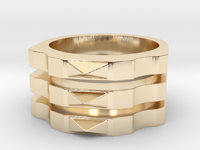 Octagon in 14K Yellow Gold