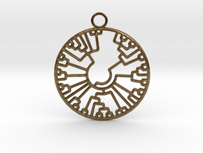 Phylogenetic Tree in Natural Bronze