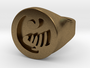 Anime Ring Request s11 female in Natural Bronze