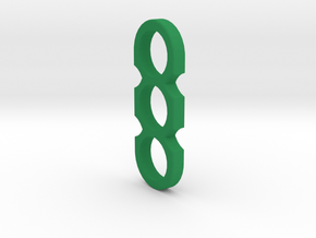 Fidget Spinner in Green Processed Versatile Plastic