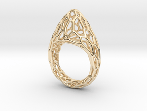 Ring Fluorescent in 14K Yellow Gold