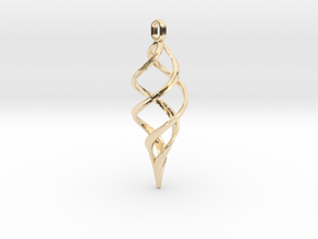 Kaladesh Pendant in 14k Gold Plated Brass