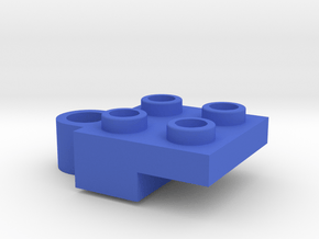 Holder for steering part from top in Blue Processed Versatile Plastic