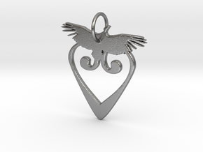 Creator Keychain in Natural Silver