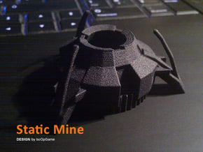Half-Life - Hopper Mine in Black Natural Versatile Plastic