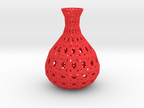 Vase Wire Pattern in Red Processed Versatile Plastic