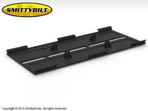 AJ10038 Smittybilt XRC Skid Plate  in Black Natural Versatile Plastic