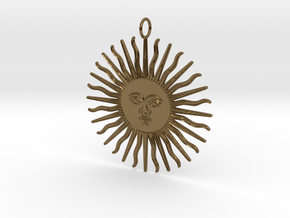 My Day Pendant in Polished Bronze