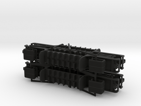 N05B - A Set Waratah Trailer Chassis - Part B in Black Natural Versatile Plastic