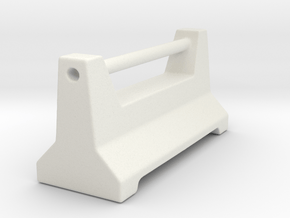 ConcreteBarrier in White Natural Versatile Plastic