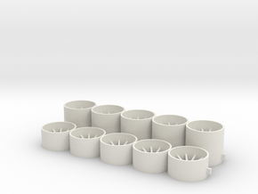 15x8x238 U 15x14x238 in White Natural Versatile Plastic