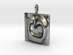 09 Tet Pendant in Polished Silver