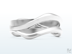 Full Dual Ring in Polished Silver: 6.5 / 52.75
