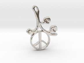 Earthly Spring Peace Sign by ~M. in Platinum