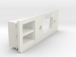 A1200 Rear Expansion VGA  & USB in White Natural Versatile Plastic
