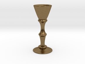 Candle Holder Model S in Natural Bronze