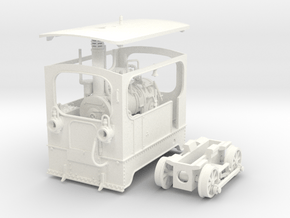 1:45 Tramway loco (complete) Backer & Rueb in White Processed Versatile Plastic