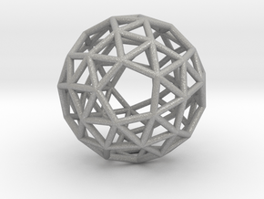 0272 Snub Dodecahedron E (a=1cm) #001 in Aluminum