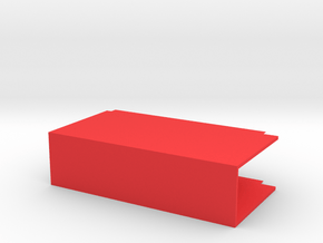 Coverleft in Red Processed Versatile Plastic: Small