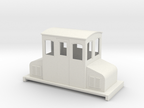 On30 Small electric loco 1a  in White Natural Versatile Plastic