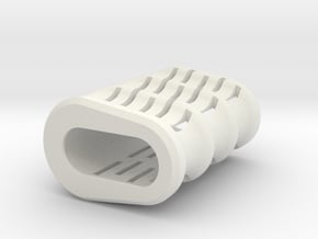 Noisy Cricket Grip - Slotted in White Natural Versatile Plastic
