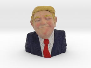 Donald Trump in Full Color Sandstone