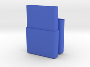 Cigarette Box / Holder in Blue Processed Versatile Plastic