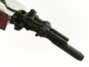 TR "Nucleon" Hand Blaster for CW Leader Megatron in White Processed Versatile Plastic
