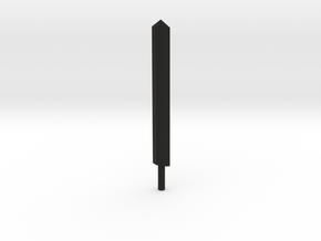 Genericon Broad Sword in Black Natural Versatile Plastic