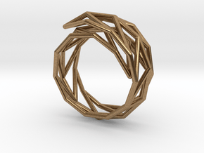 Spiral Frame* - M size in Natural Brass