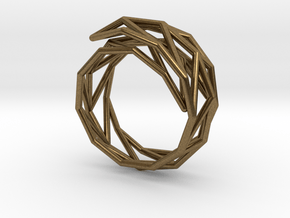 Spiral Frame* - M size in Natural Bronze
