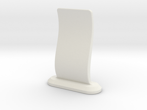Wave Trophy in White Natural Versatile Plastic
