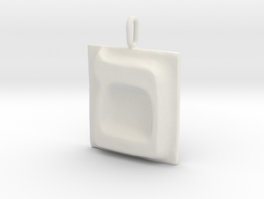 24 Mem-sofit Pendant in White Natural Versatile Plastic