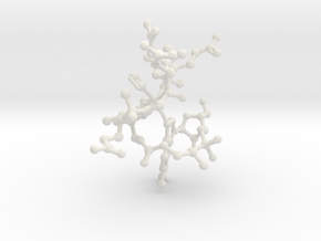 Vitamin B 12 (Cyanocobalamin) Model in White Natural Versatile Plastic