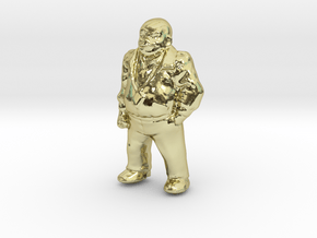 1/32 Standing Crew Member in 18k Gold Plated Brass