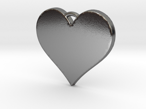 With All My Heart in Polished Silver