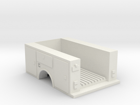 PickUp Truck Bed 1-25 Scale in White Natural Versatile Plastic: 1:25