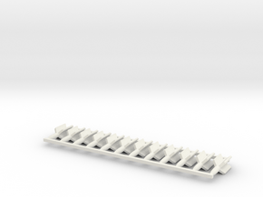 1/100 SS-11 Missile (set of 12) in White Natural Versatile Plastic